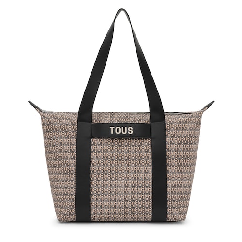 Capazo grande gris oscuro TOUS MANIFESTO image number 0