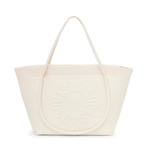 Capazo grande de piel beige TOUS Miranda