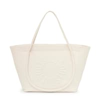 Large beige leather Tote bag TOUS Miranda