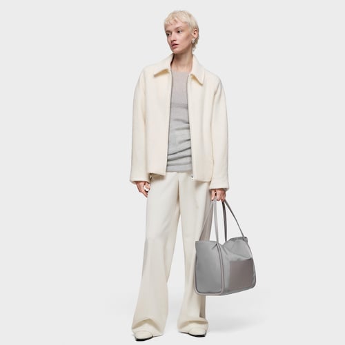 Large gray Tote bag TOUS Miranda Soft New