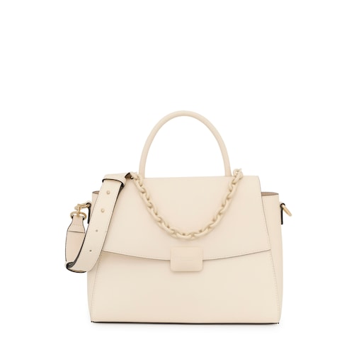 Medium beige City bag TOUS Lucia