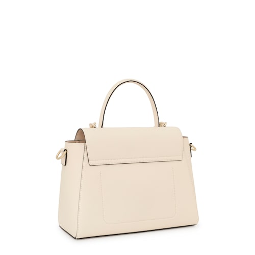 Medium beige City bag TOUS Lucia