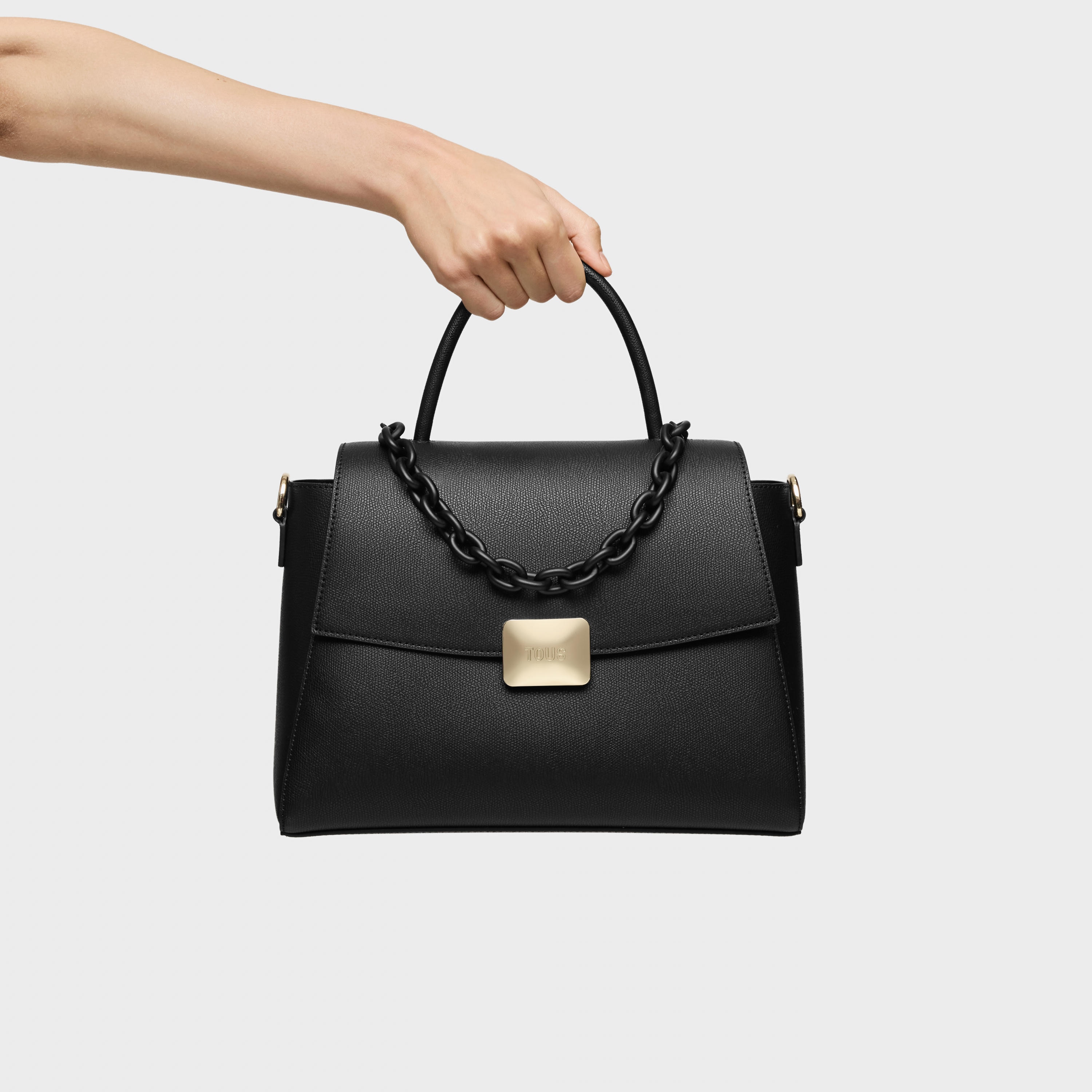 Medium black City bag TOUS Lucia | TOUS