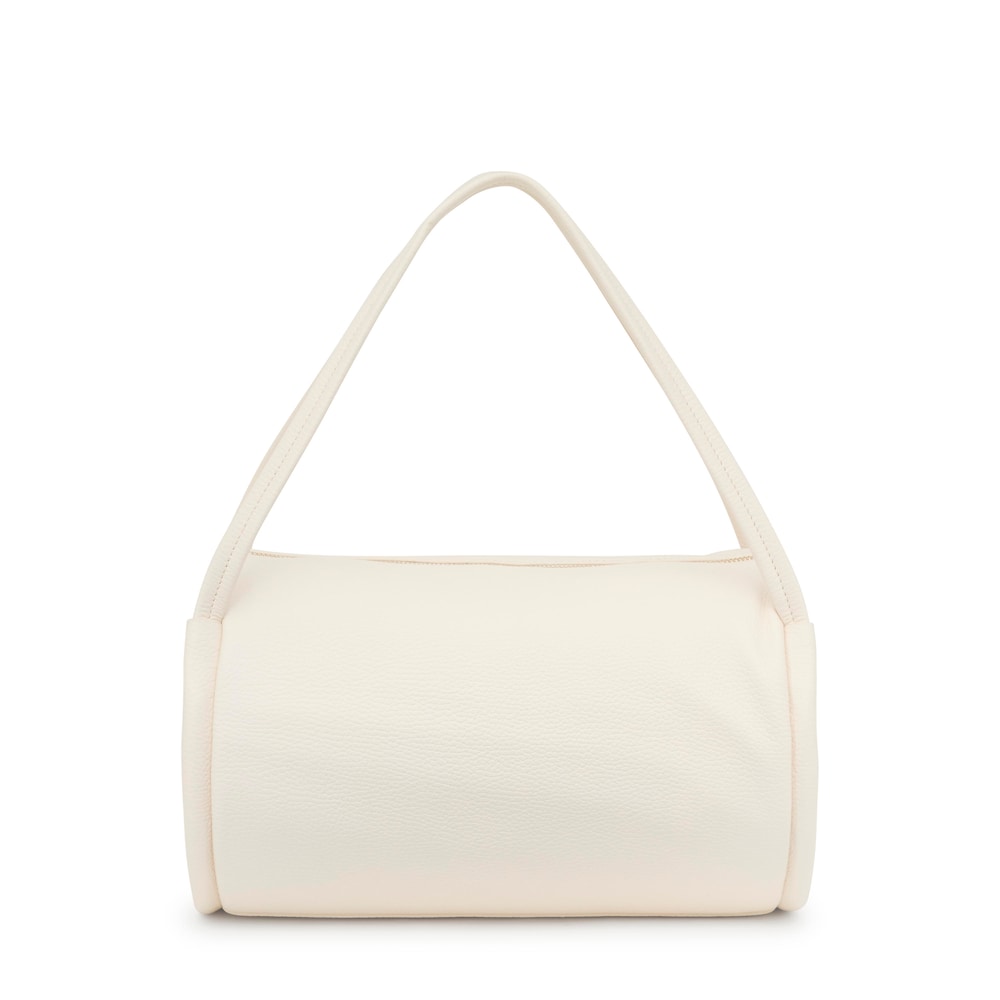 Bolso Duffle mediano de piel beige TOUS Miranda image number 1