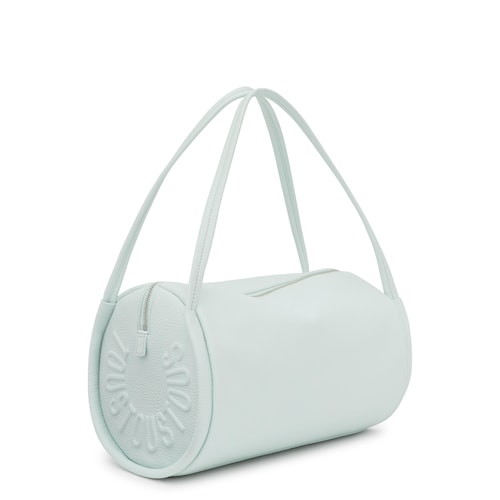 Medium light blue leather Duffel bag TOUS Miranda