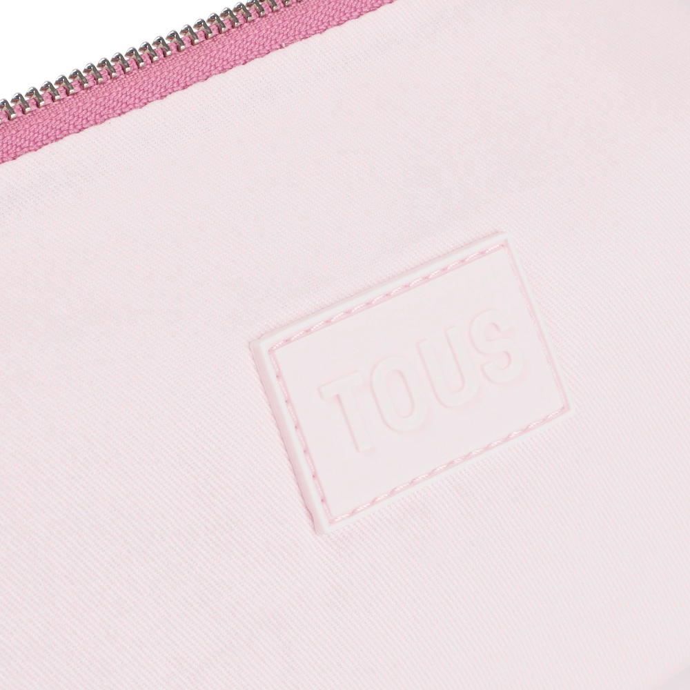 Bolso Duffle pequeño de piel rosa oscuro TOUS Miranda image number 2