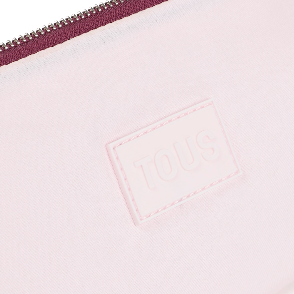 Bolso Duffle peque&ntilde;o de piel burdeos TOUS Miranda