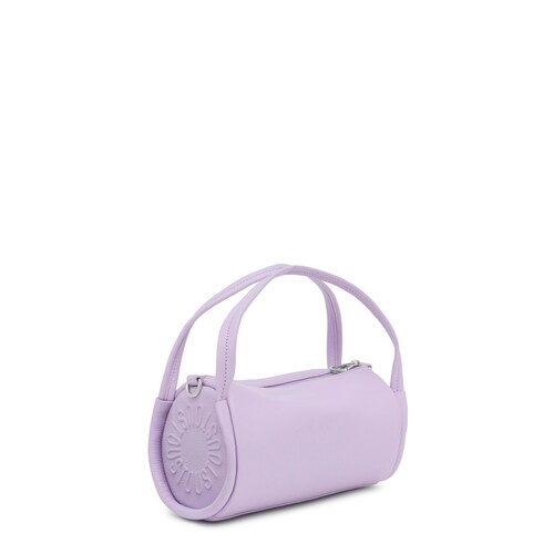 Bolso Duffle de piel peque&ntilde;o lila TOUS Miranda