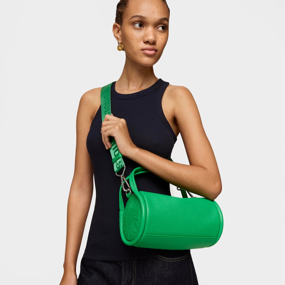 Small green leather Duffel bag TOUS Miranda