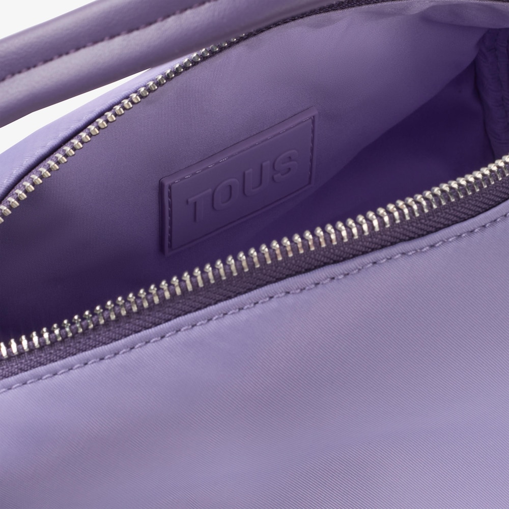 Small dark-lilac-colored Duffel bag TOUS Miranda Soft