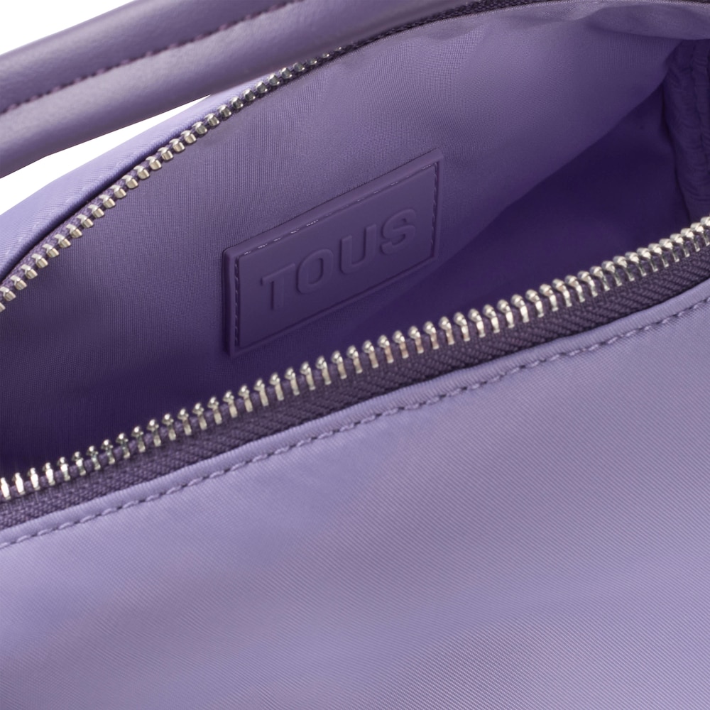 Bolso Duffle pequeño lila oscuro TOUS Miranda Soft image number 2