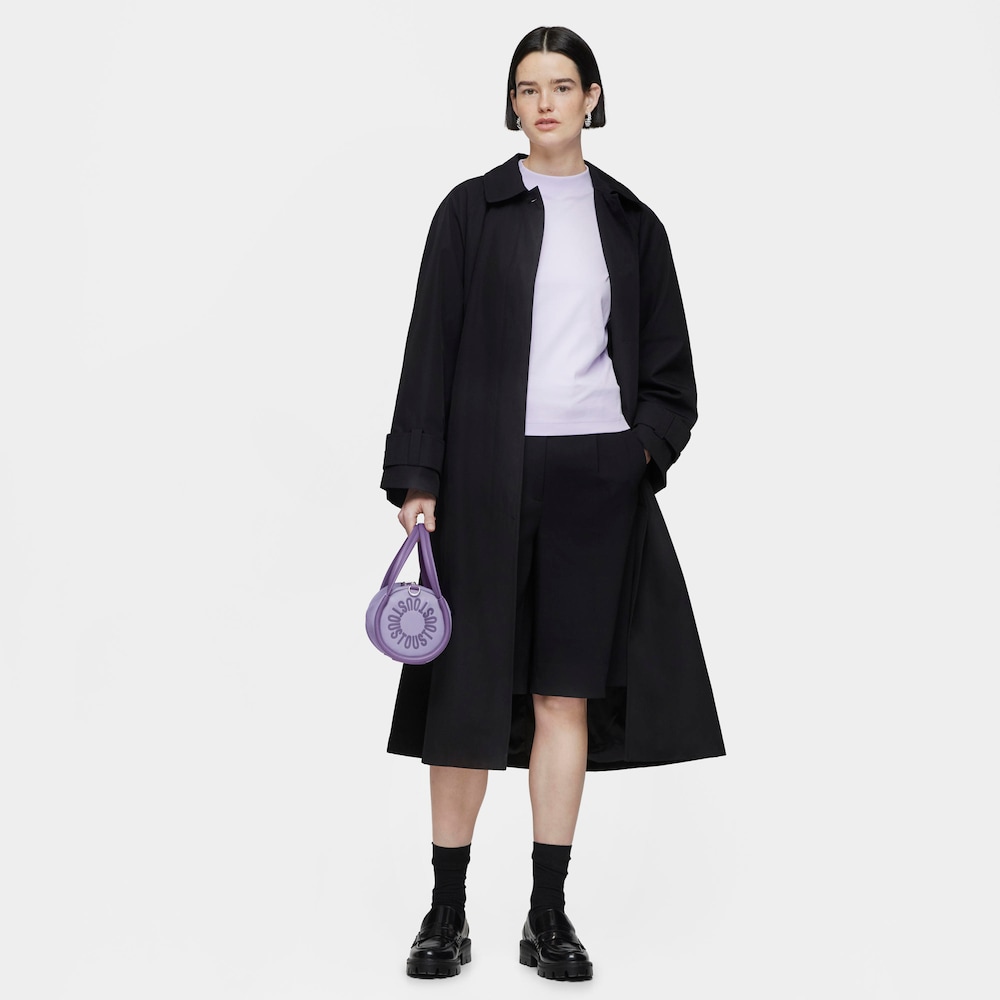 Bolso Duffle pequeño lila oscuro TOUS Miranda Soft image number 4