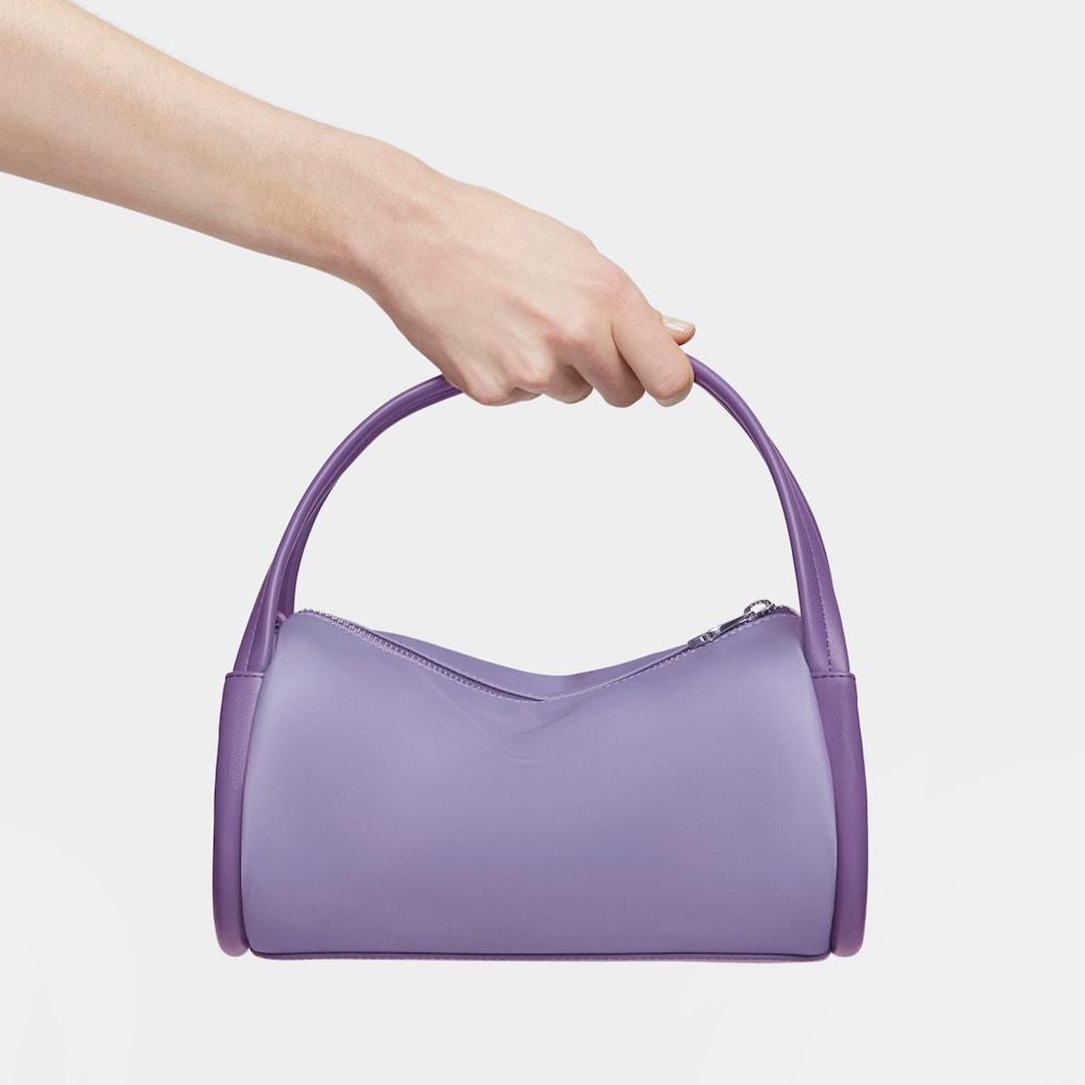 Bolso Duffle pequeño lila oscuro TOUS Miranda Soft image number 5