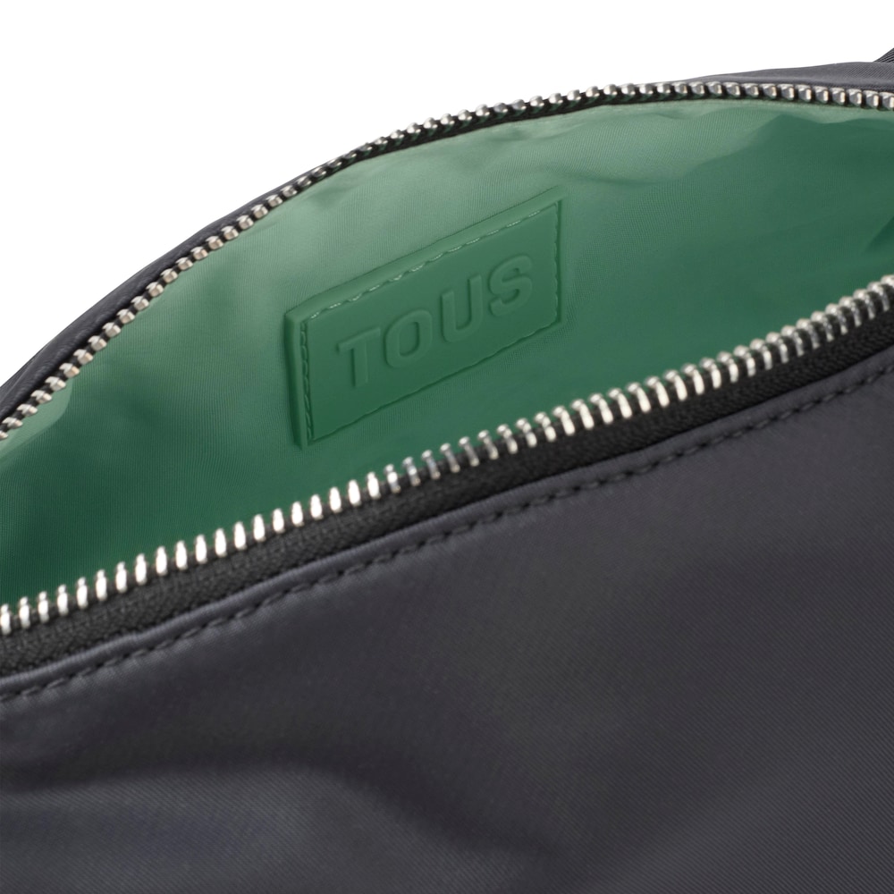 Bolsa Duffle peque&ntilde;a gris oscuro TOUS Miranda Soft