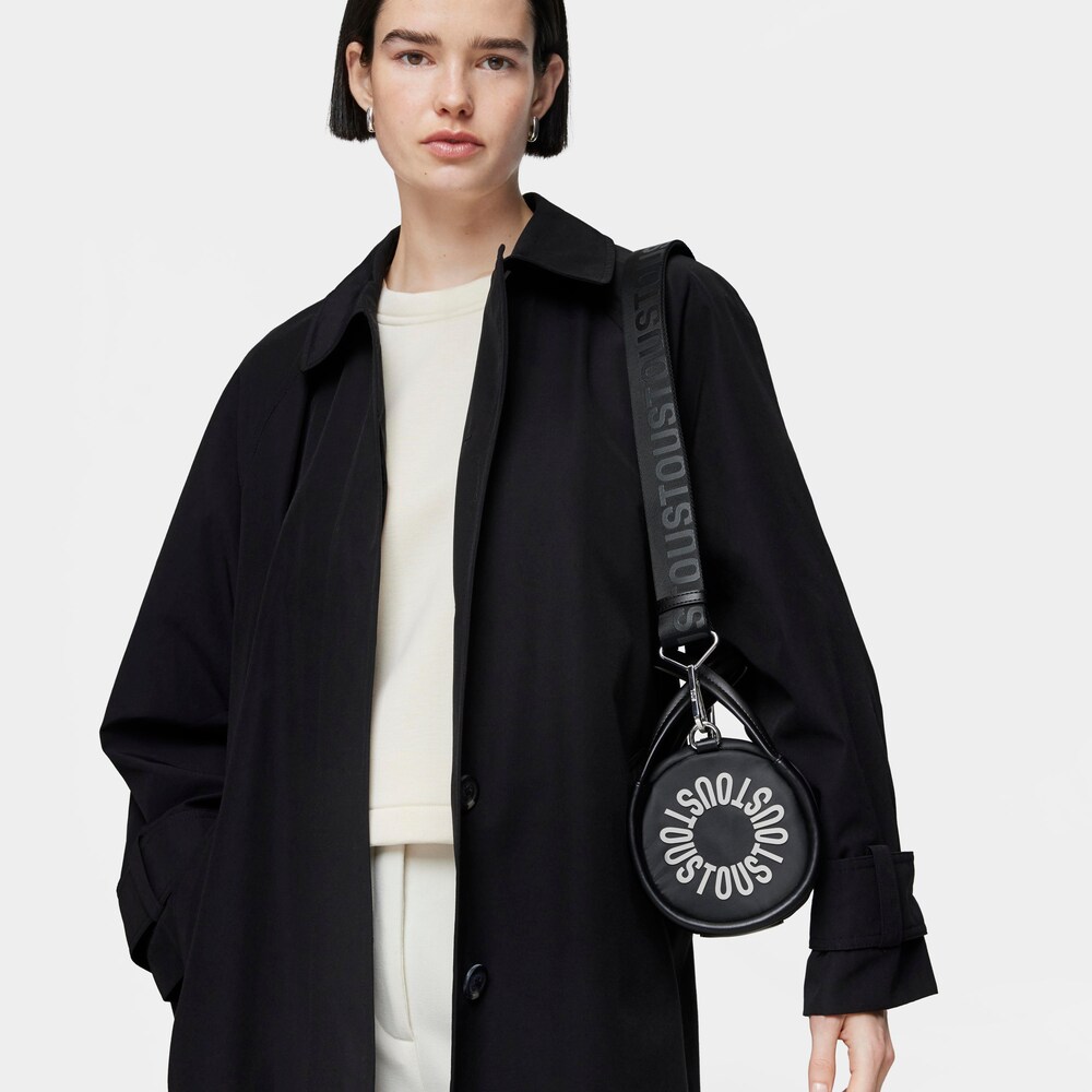 Bolsa Duffle peque&ntilde;a gris oscuro TOUS Miranda Soft