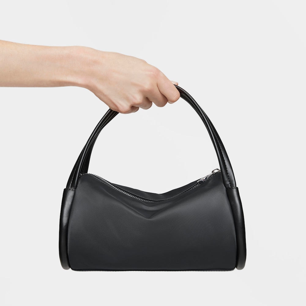 Bolsa Duffle peque&ntilde;a gris oscuro TOUS Miranda Soft