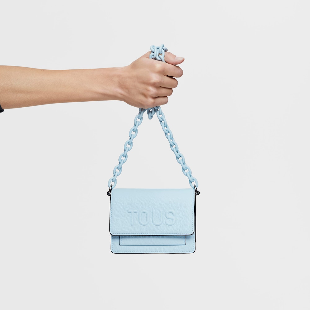 Mini bandolera azul claro TOUS La Rue New
