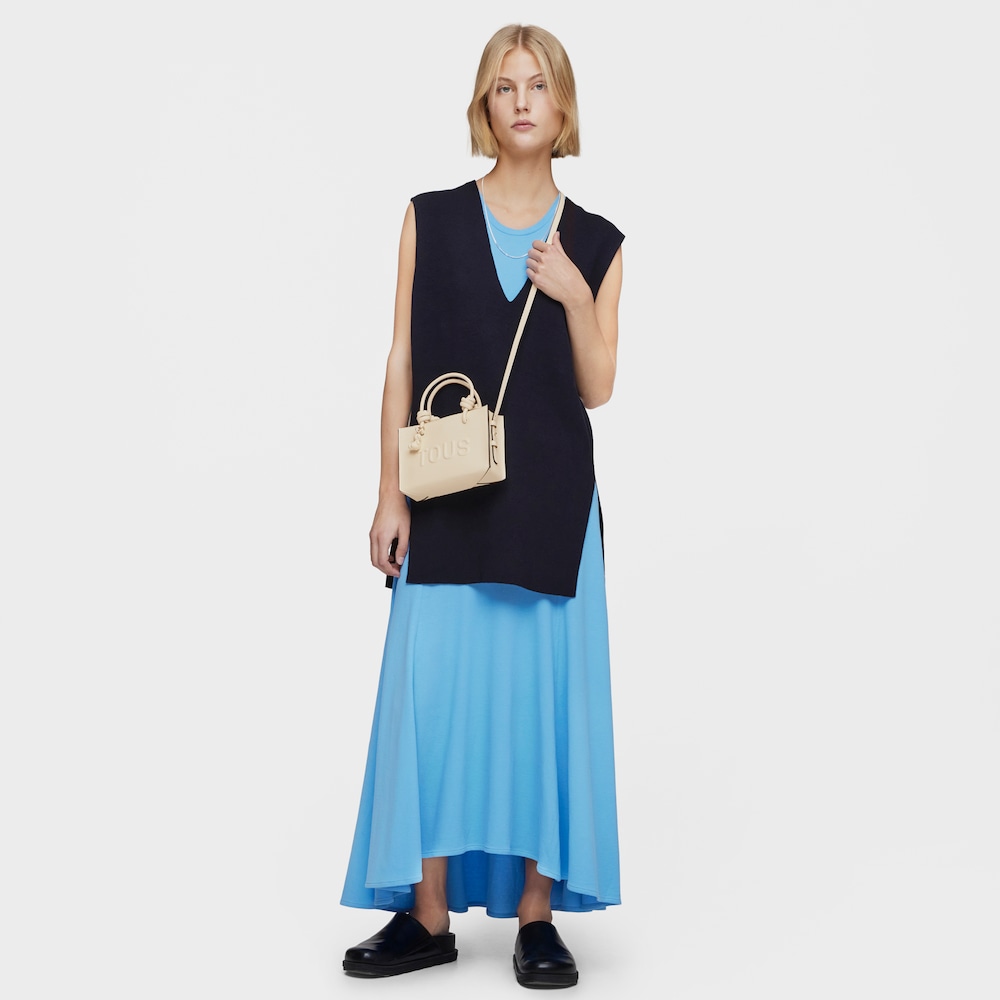 Beige Horizontal minibag TOUS La Rue New