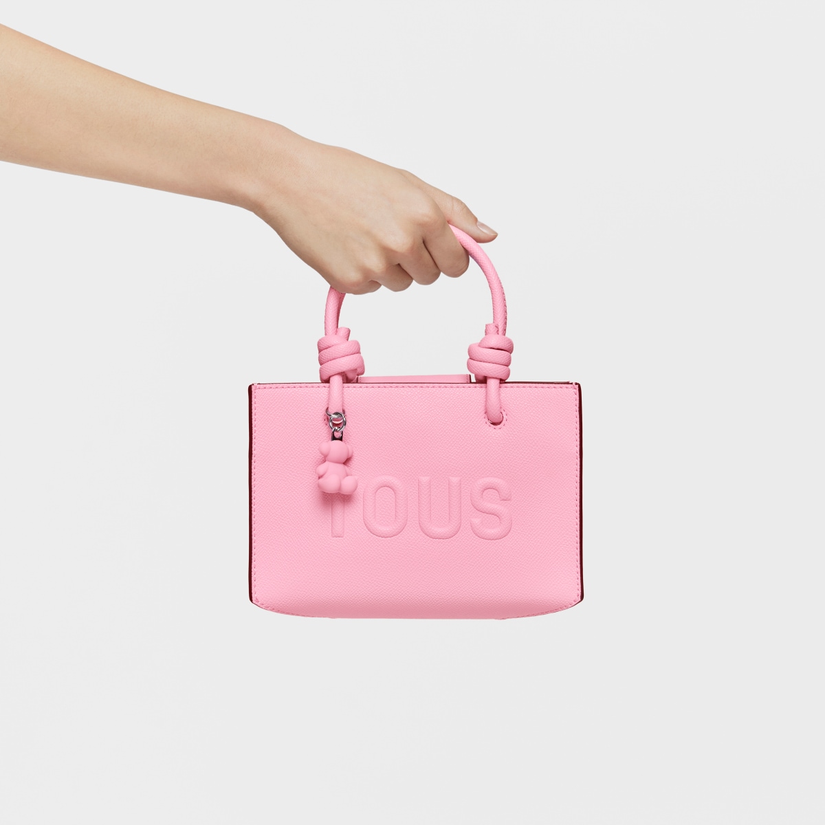Mini bolso horizontal rosa TOUS La Rue New image number 5