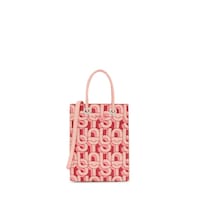 Coral-colored Pop Minibag TOUS MANIFESTO