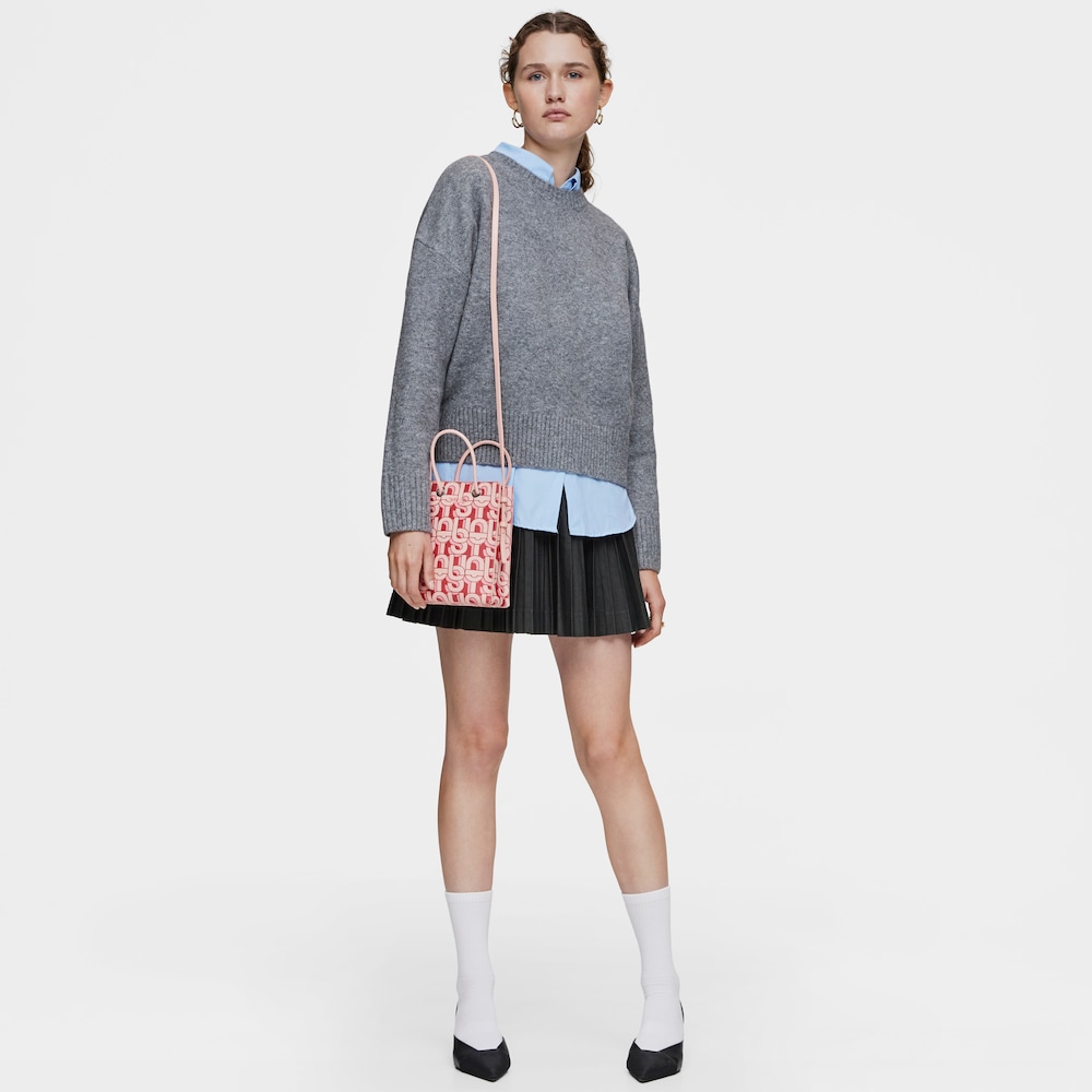 Coral-colored Pop Minibag TOUS MANIFESTO