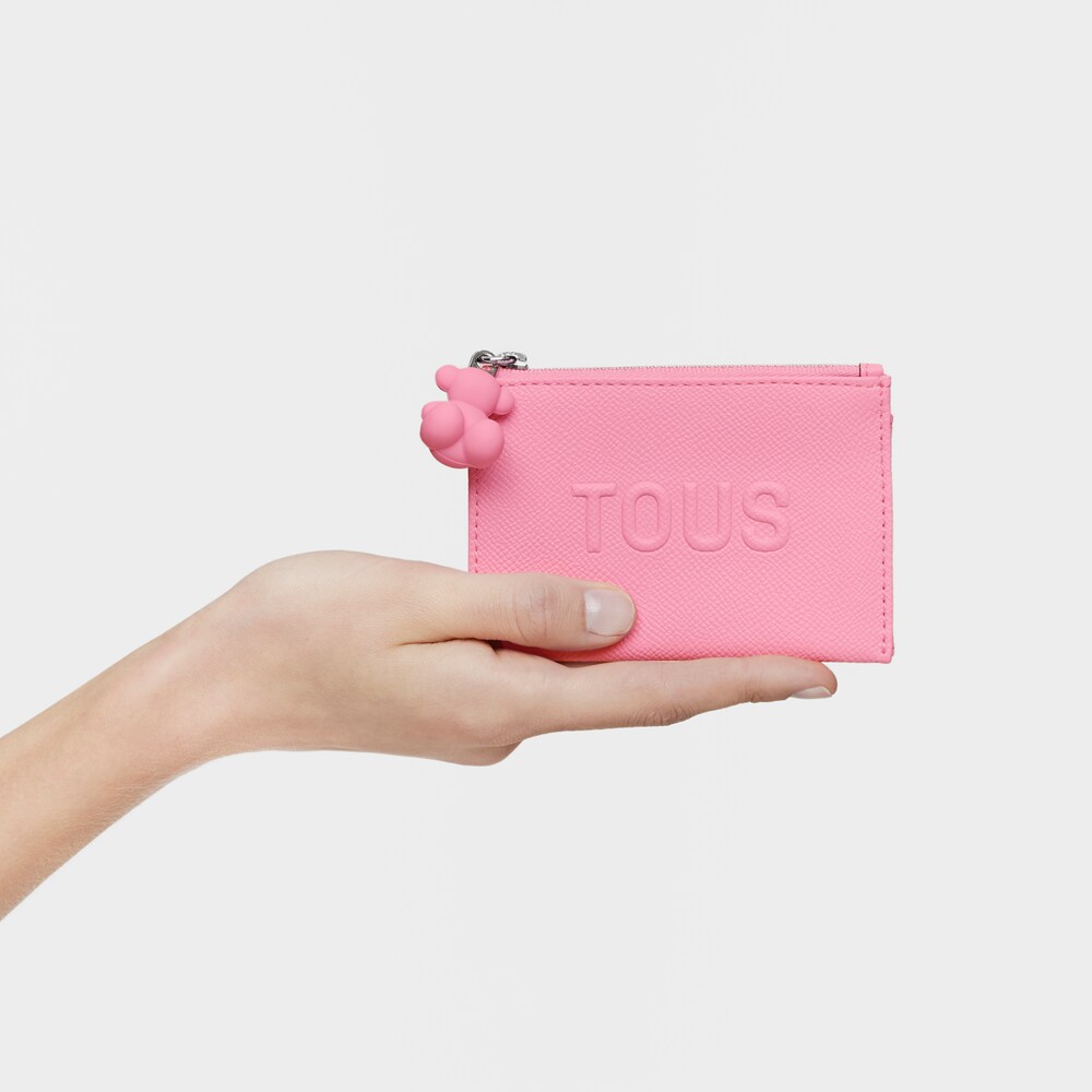 Pink Change purse-cardholder TOUS La Rue New image number 3