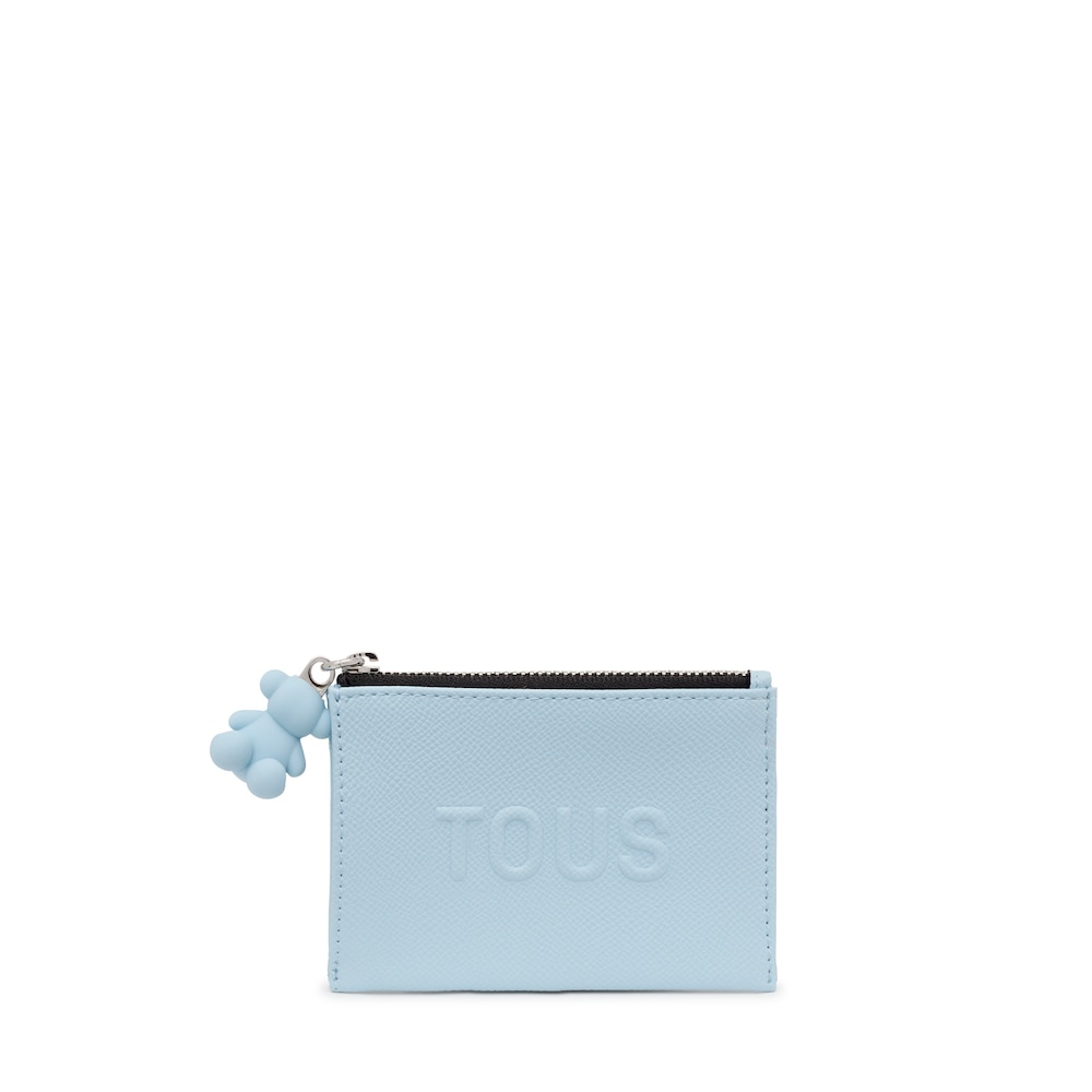 Light blue Change purse-cardholder TOUS La Rue New