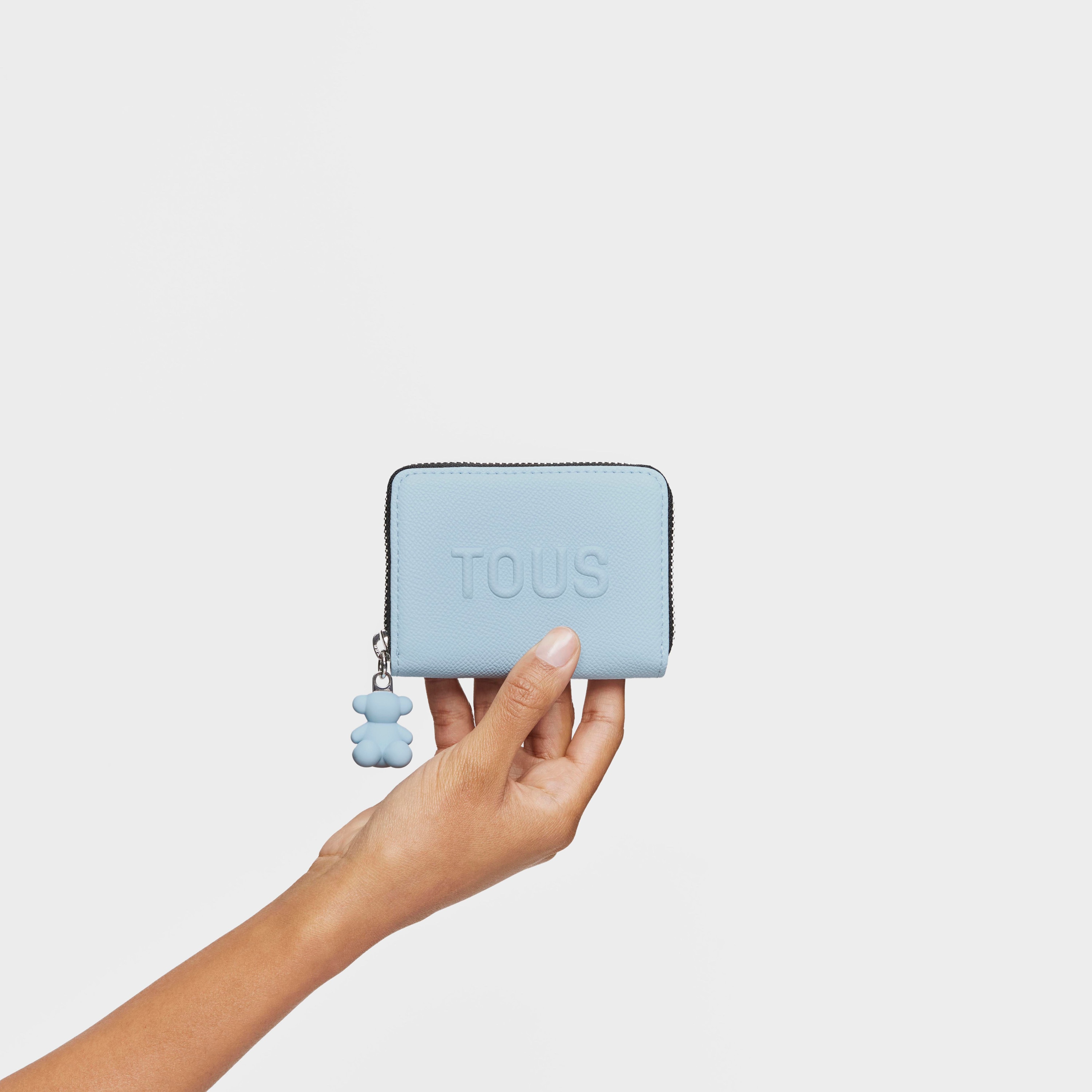 Light blue Change purse TOUS La Rue New B