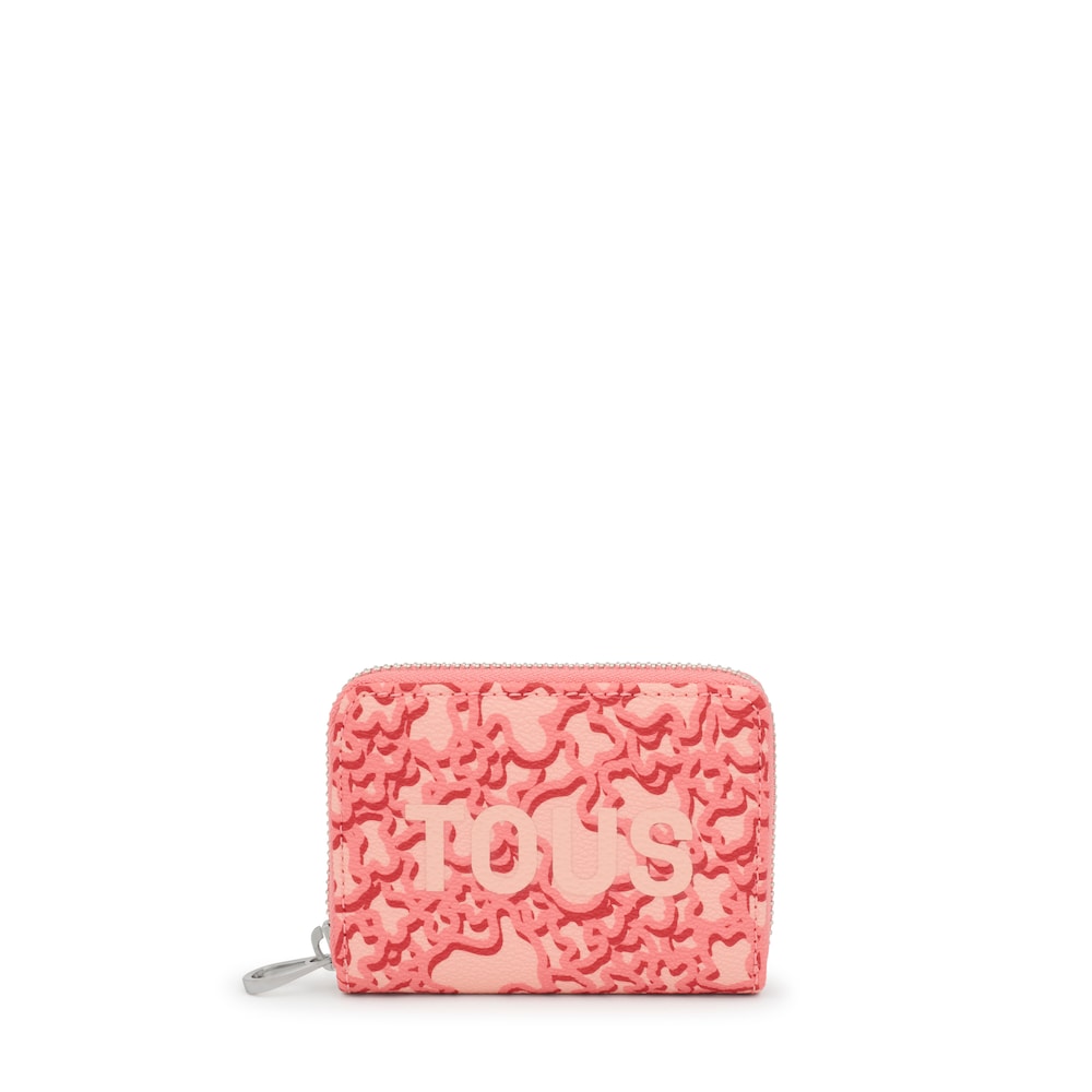 Coral-colored Change purse Kaos Mini Evolution