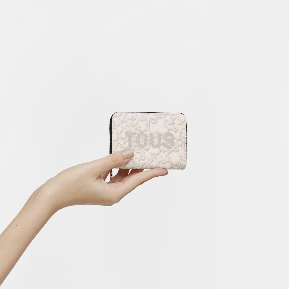 Monedero gris claro Kaos Mini Evolution