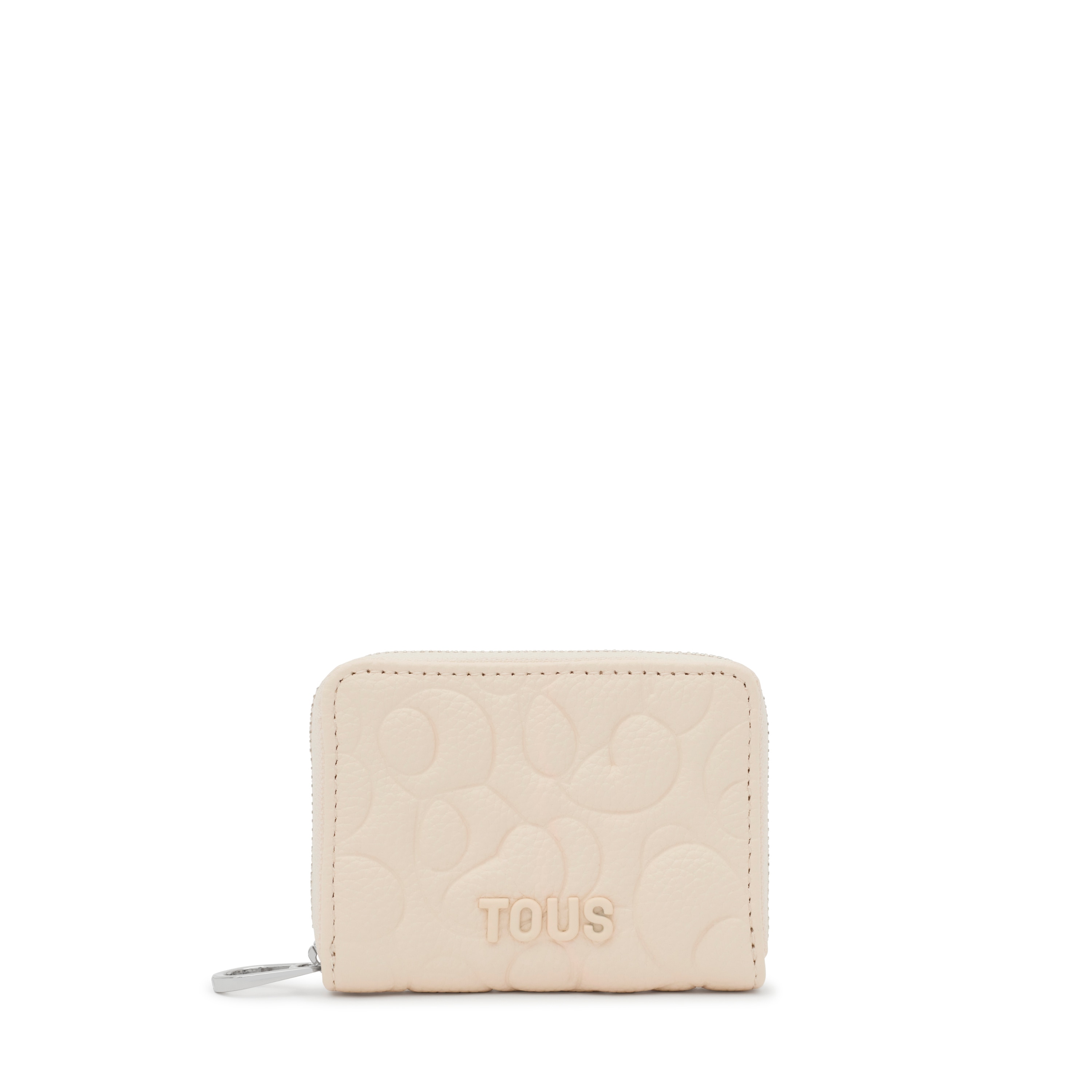 Beige leather Change purse TOUS Greta