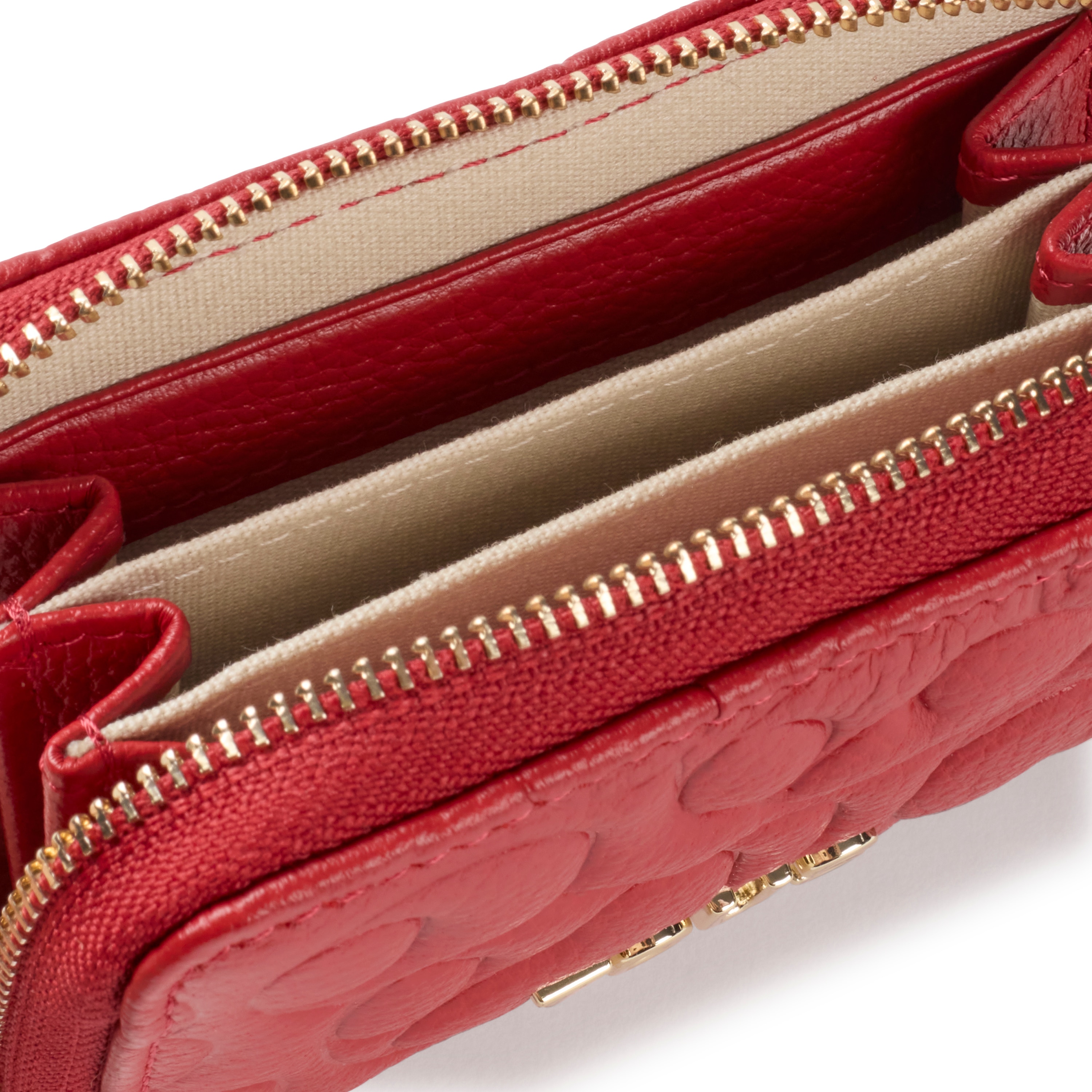 Red leather Change purse TOUS Greta