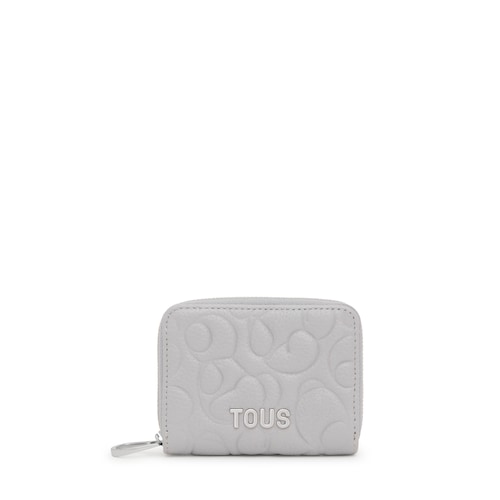 Gray leather Change purse TOUS Greta image number 0