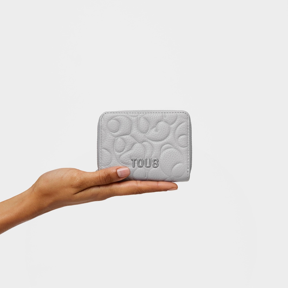 Monedero de piel gris TOUS Greta image number 3