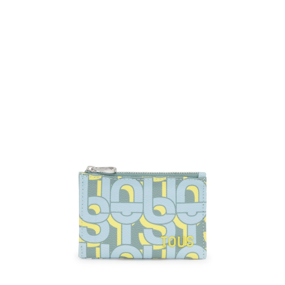 Monedero tarjetero azul claro TOUS MANIFESTO image number 0