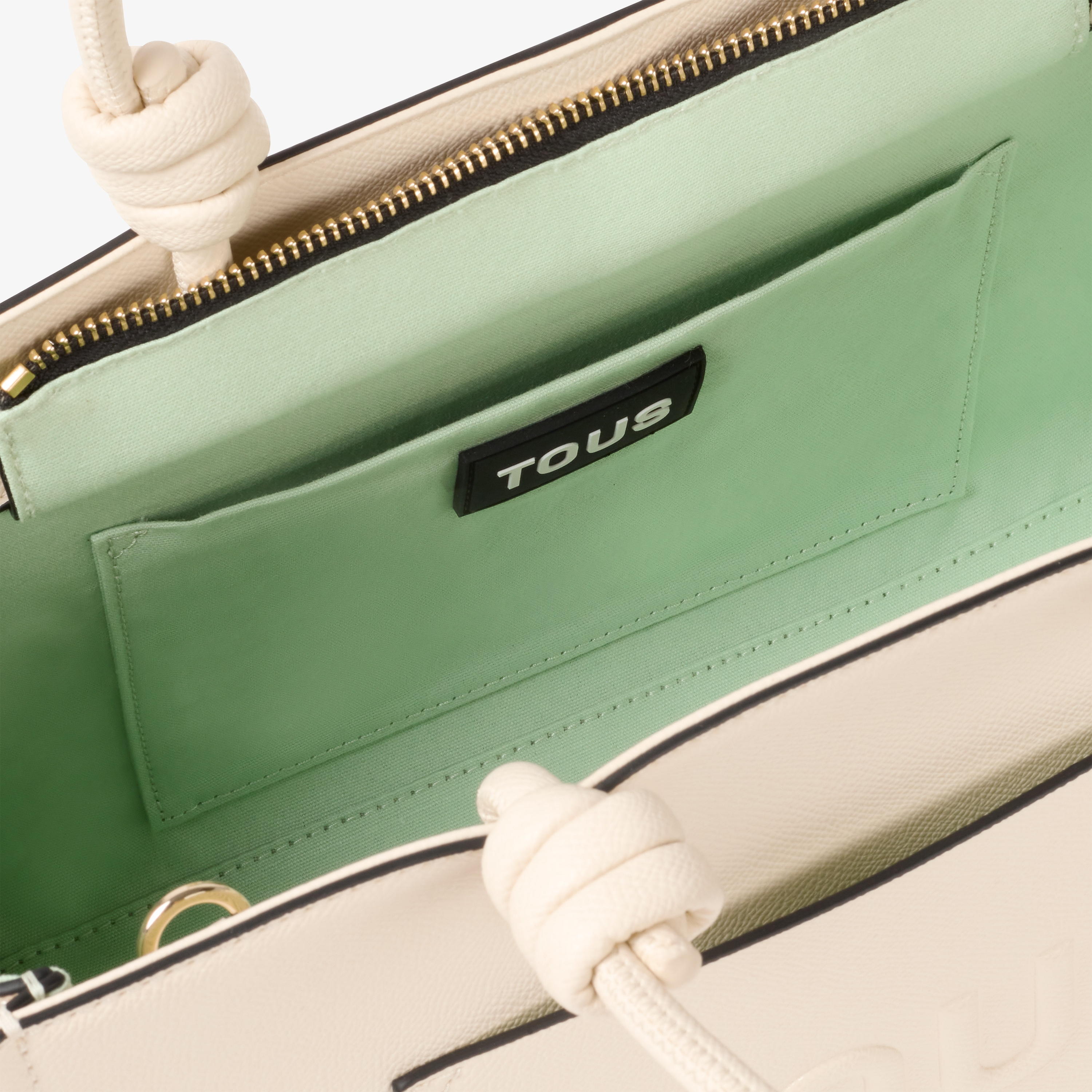 Medium beige Amaya Shopping bag TOUS La Rue New