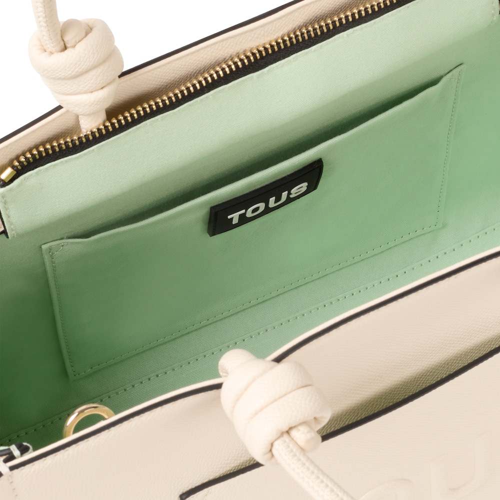 Medium beige Amaya Shopping bag TOUS La Rue New image number 2