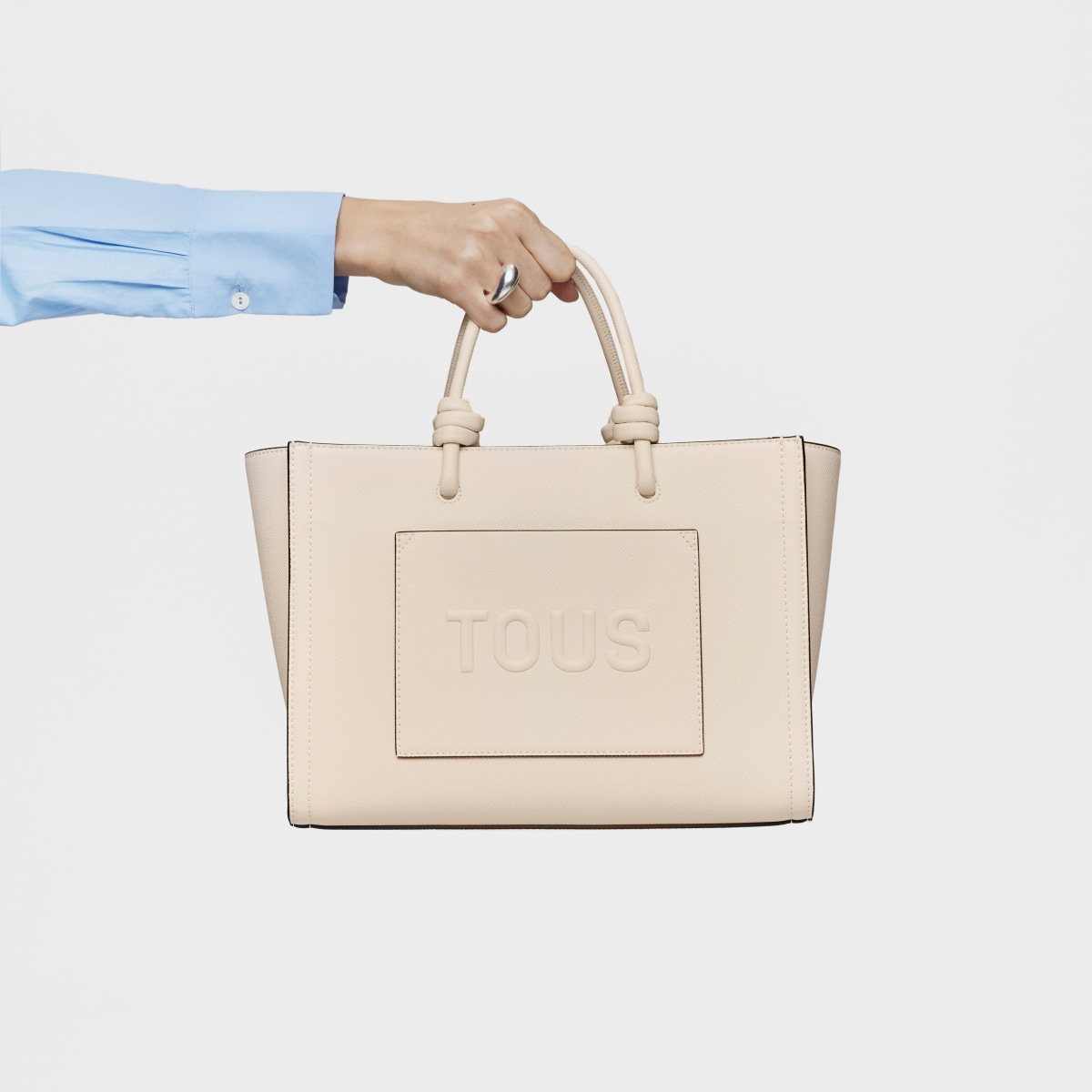 Medium beige Amaya Shopping bag TOUS La Rue New