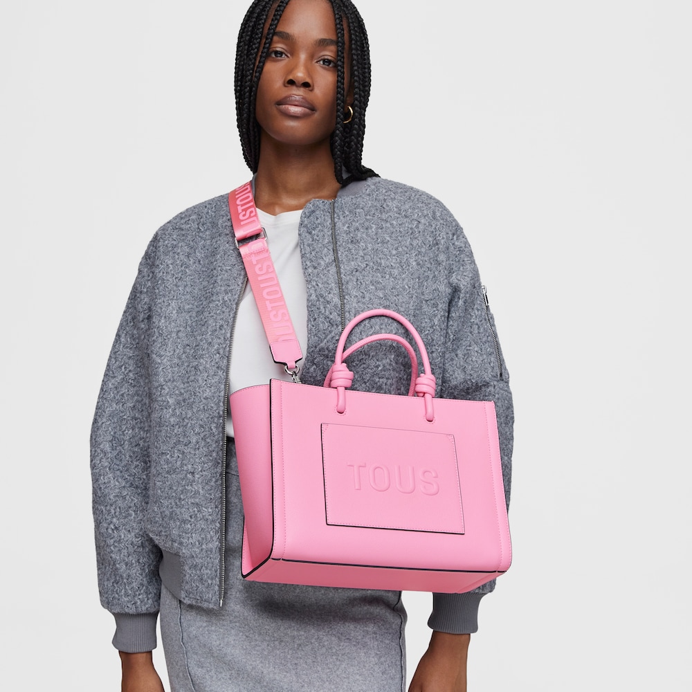 Medium pink Amaya Shopping bag TOUS La Rue New image number 5