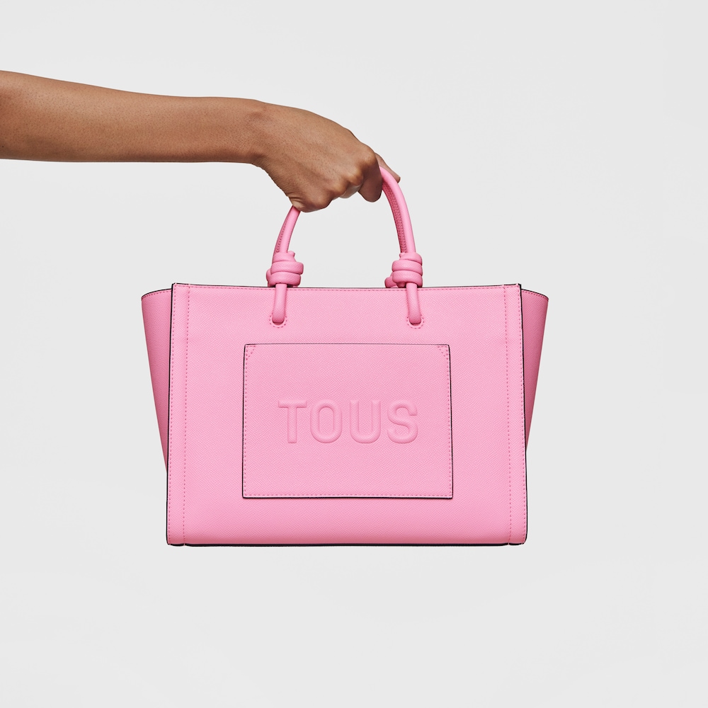 Medium pink Amaya Shopping bag TOUS La Rue New image number 6