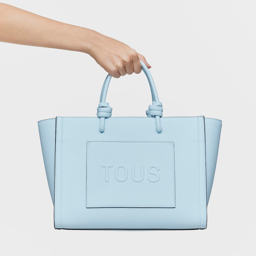 Shopper mediano Amaya azul claro TOUS La Rue New image number 6
