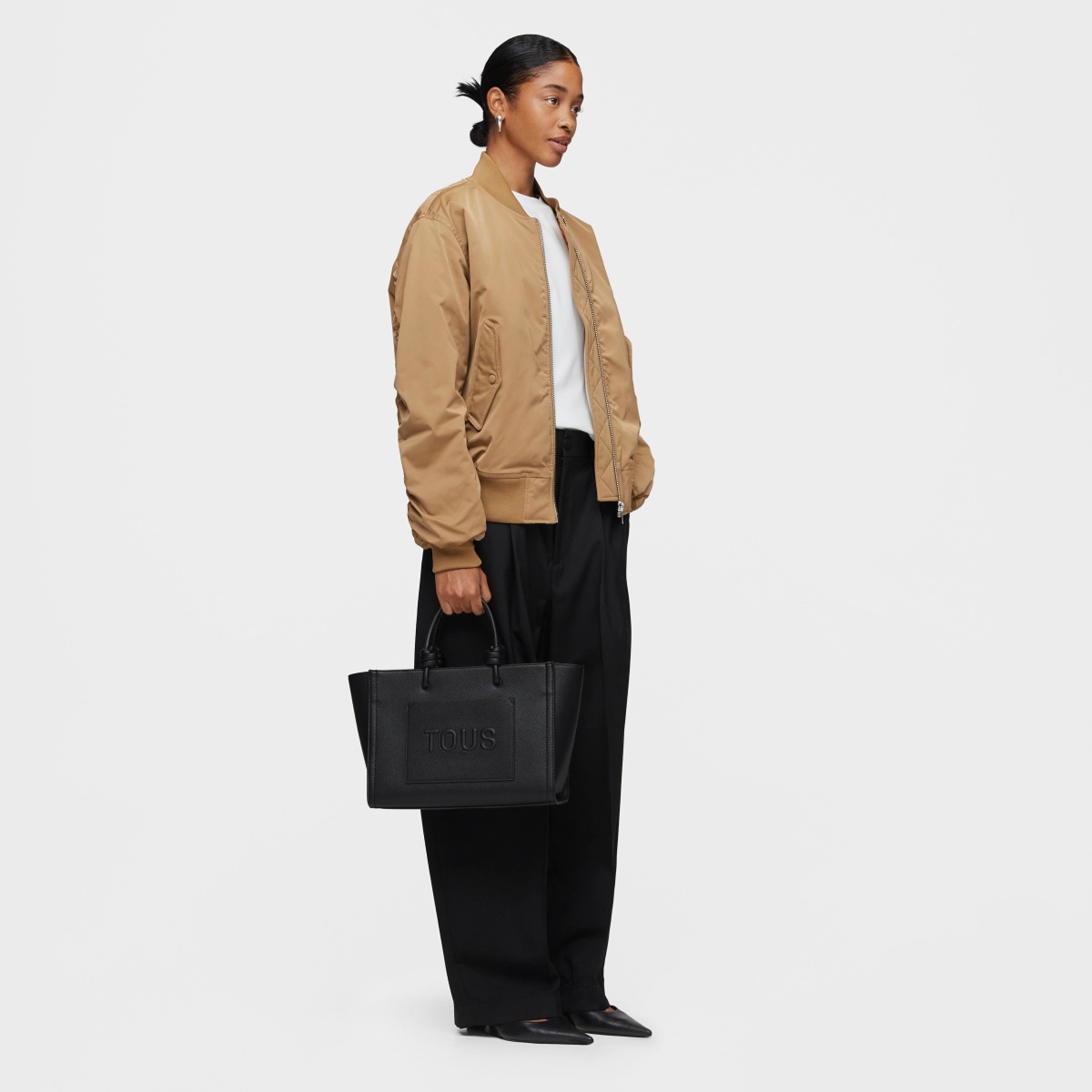 Medium black Amaya Shopping bag TOUS La Rue New