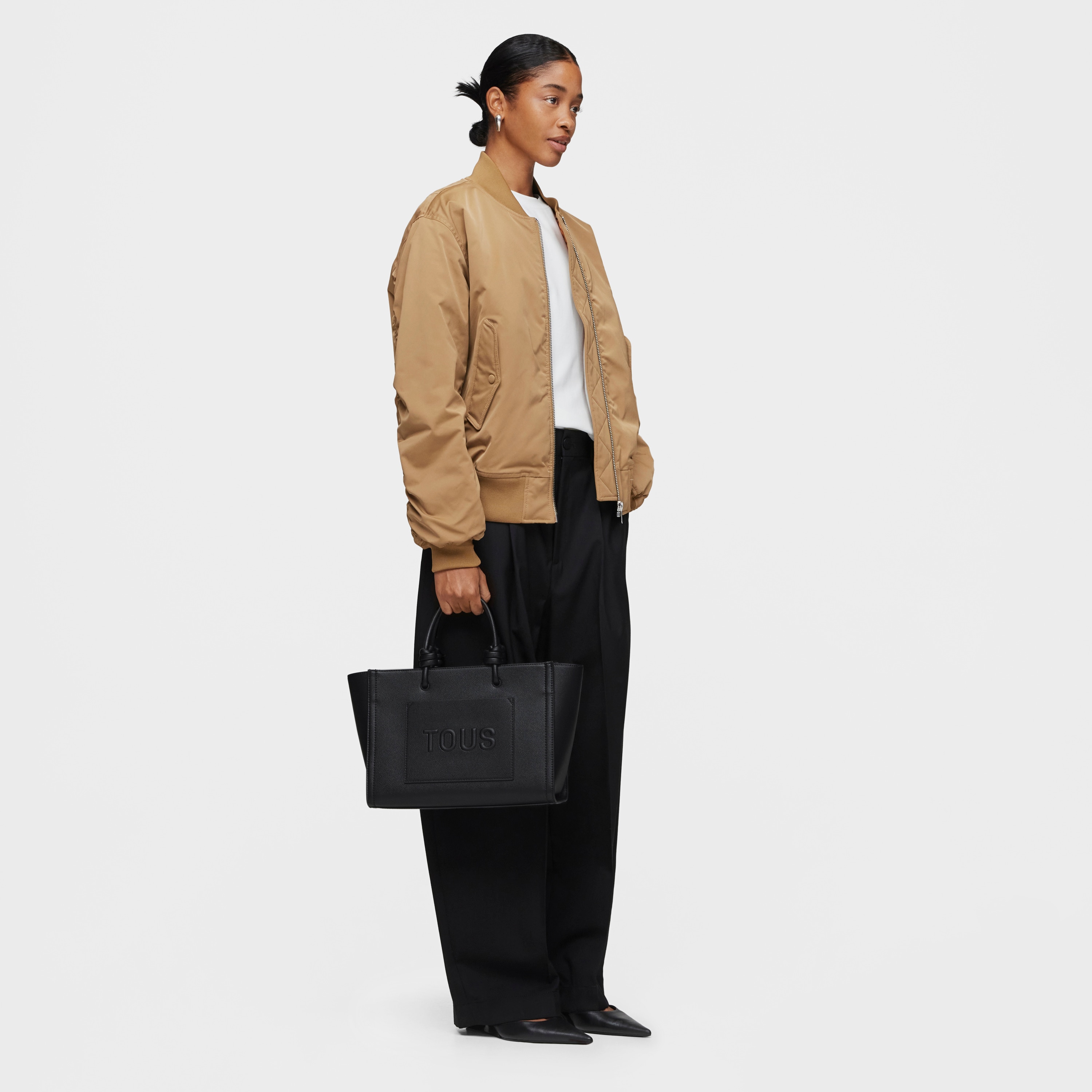 Medium black Amaya Shopping bag TOUS La Rue New