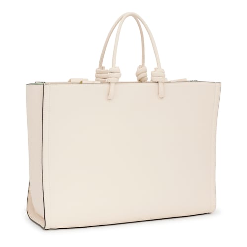 Large beige Amaya Shopping bag TOUS La Rue New