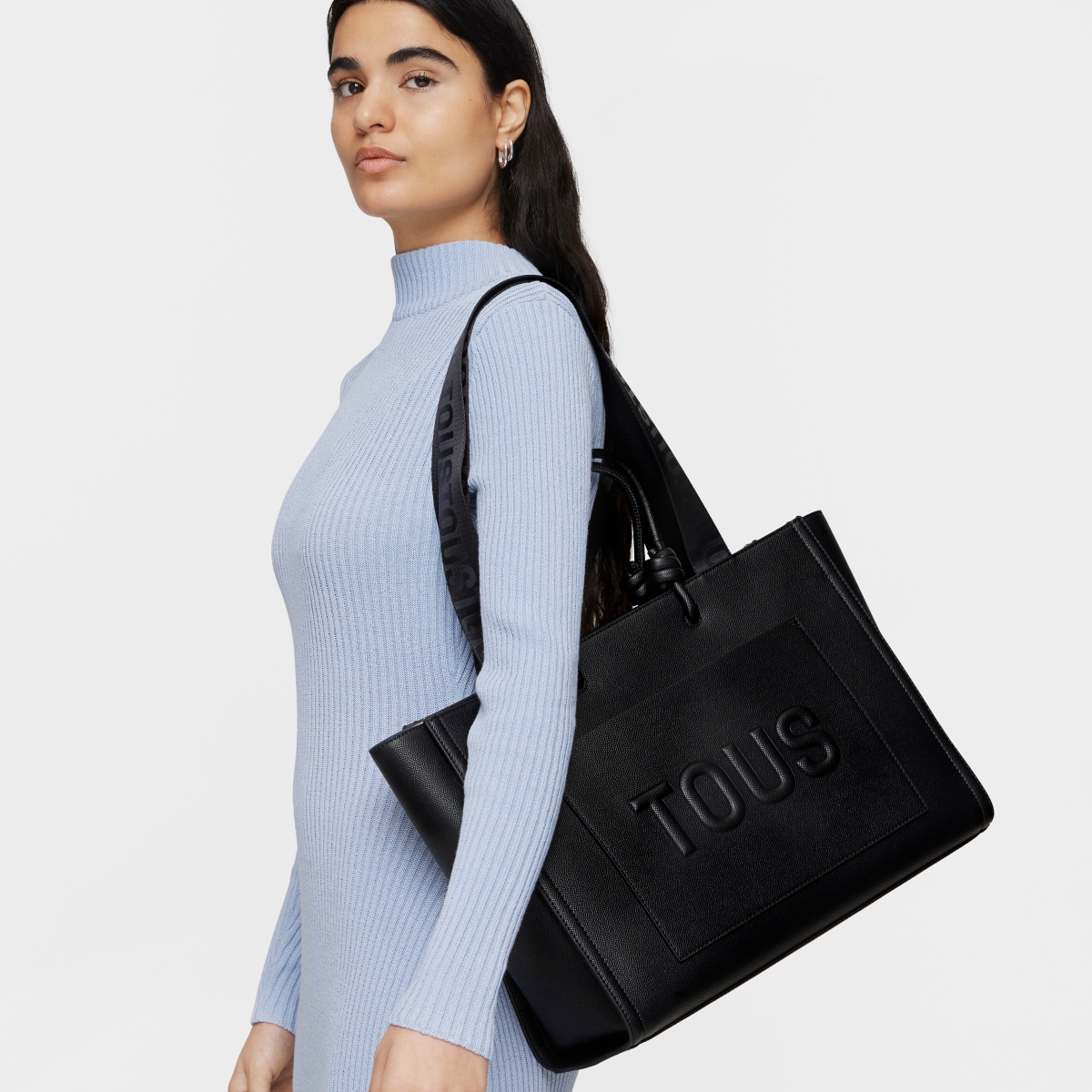 Large black Amaya Shopping bag TOUS La Rue New