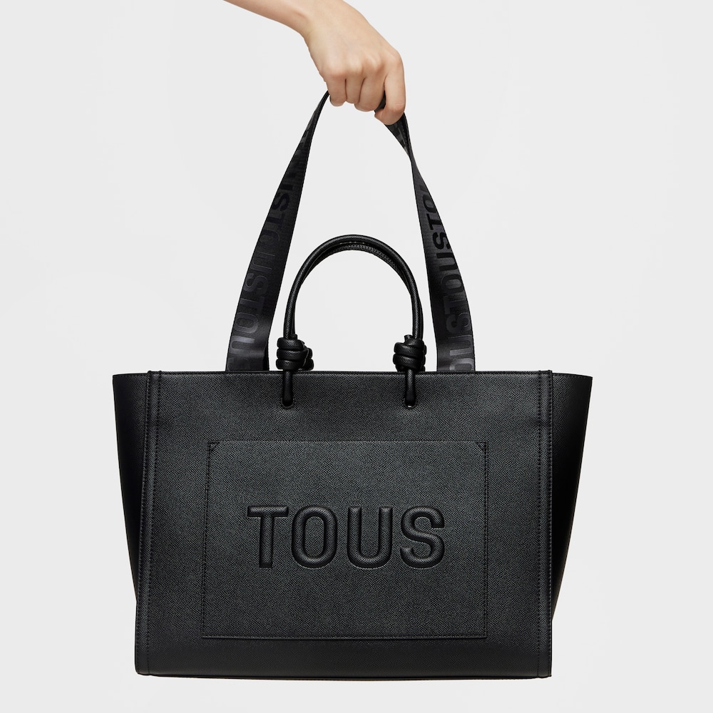 Large black Amaya Shopping bag TOUS La Rue New image number 8