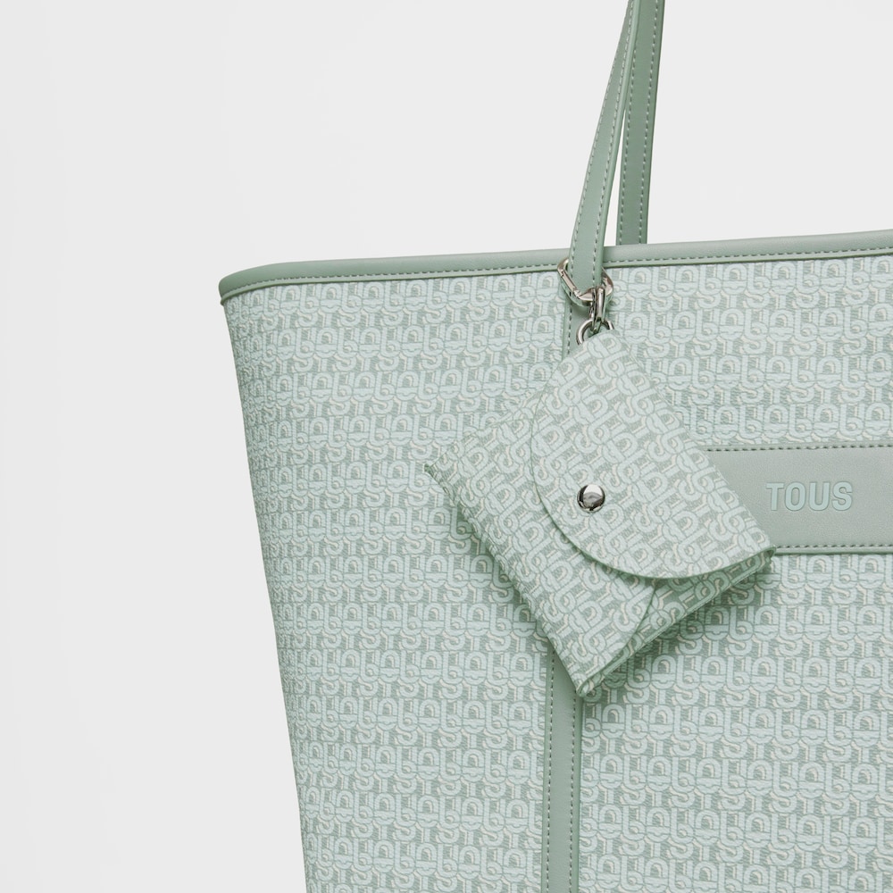 TOUS MANIFESTO mint green Envelope Key ring
