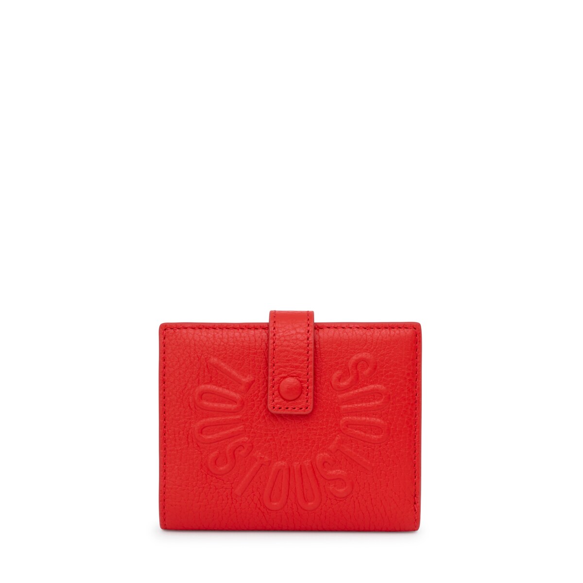 Cartera Flap de piel roja TOUS Miranda image number 0