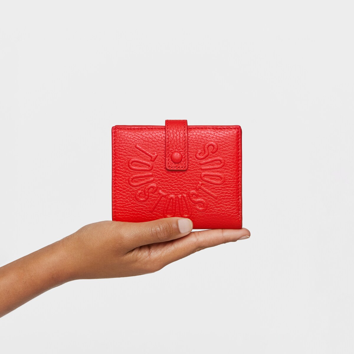 Cartera Flap de piel roja TOUS Miranda image number 3