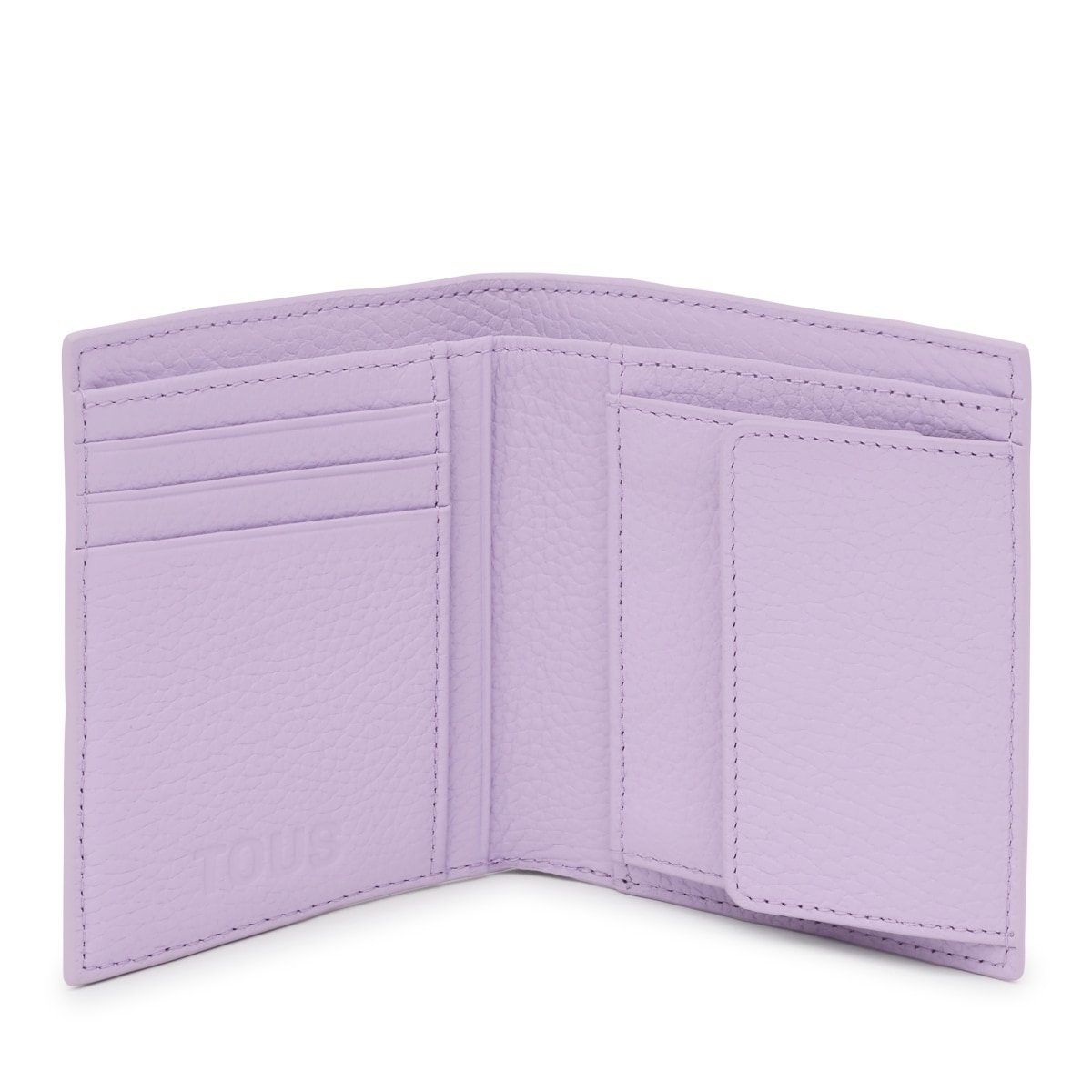 Cartera Flap de piel lila TOUS Miranda